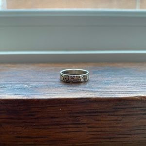 Sterling Silver Bear Family Ring (Size 6)